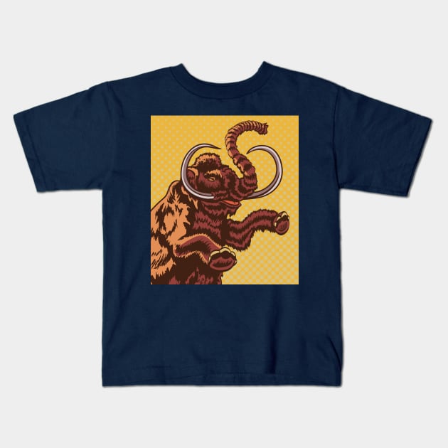 Mammoth Kids T-Shirt by funny_fuse